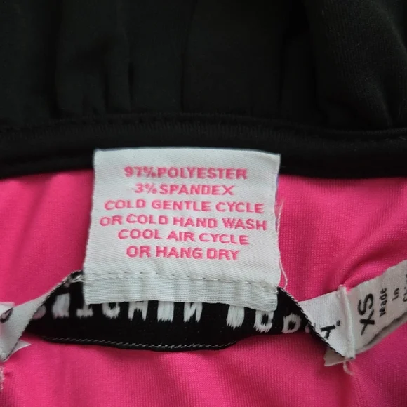 NWOT Gretchen Scott Designs Black Jersey Ruffleneck 3/4 Sleeve Top - Picture 5 of 5